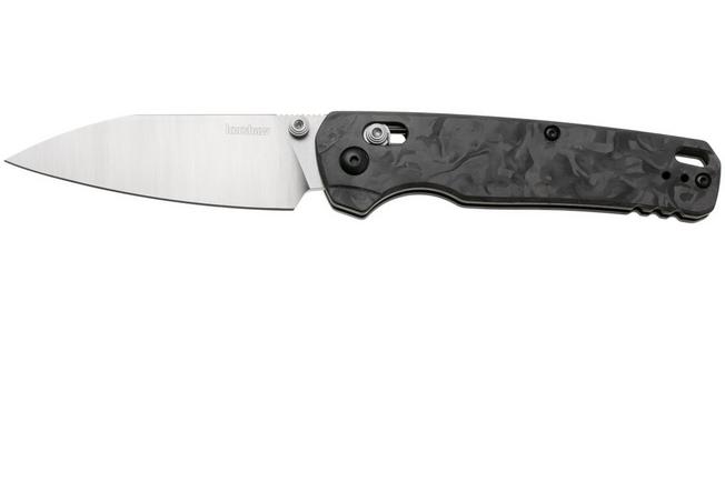 Image pour Kershaw Bel Air XL 6110CF, Stonewashed Satin CPM MagnaCut, Black Carbon Fiber, couteau de poche