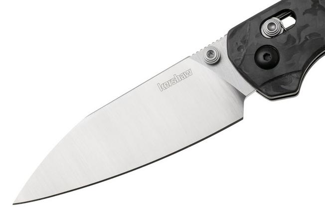 Image pour Kershaw Bel Air XL 6110CF, Stonewashed Satin CPM MagnaCut, Black Carbon Fiber, couteau de poche