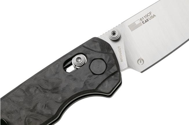 Image pour Kershaw Bel Air XL 6110CF, Stonewashed Satin CPM MagnaCut, Black Carbon Fiber, couteau de poche