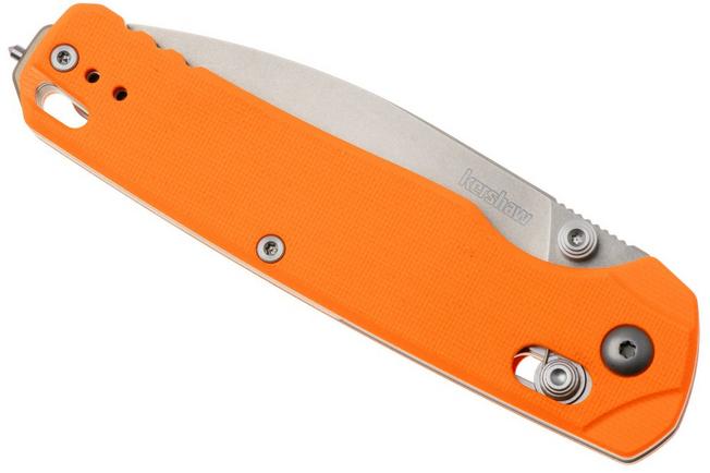 Bild für Kershaw Bel Air XL EMT Orange 6110EMTOR Stonewashed CPM MagnaCut, Orange G10, Taschenmesser