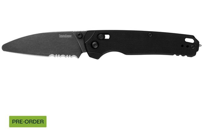Image for Kershaw Bel Air XL EMT 6110EMT BlackWash CPM MagnaCut, Black G10, pocket knife