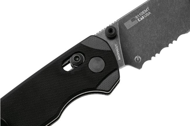 Image for Kershaw Bel Air XL EMT 6110EMT BlackWash CPM MagnaCut, Black G10, pocket knife