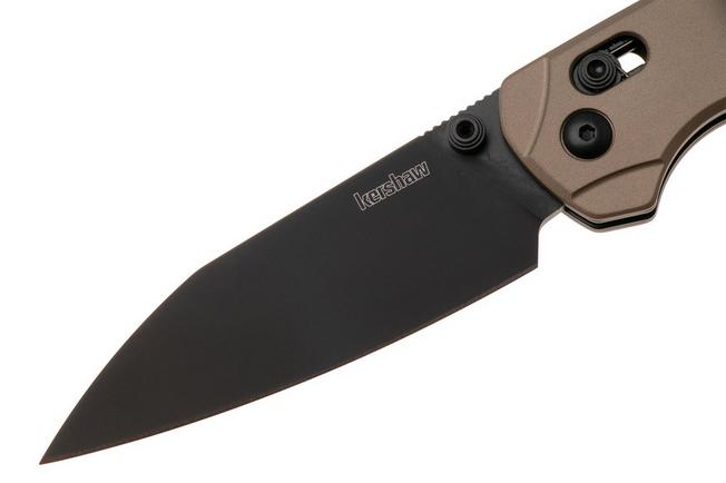 Image pour Kershaw Bel Air XL 6110FDE, Black PVD CPM M4, Flat Dark Earth Aluminium, couteau de poche