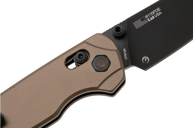 Image pour Kershaw Bel Air XL 6110FDE, Black PVD CPM M4, Flat Dark Earth Aluminium, couteau de poche