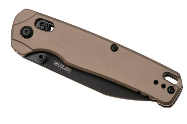 Image pour Kershaw Bel Air XL 6110FDE, Black PVD CPM M4, Flat Dark Earth Aluminium, couteau de poche