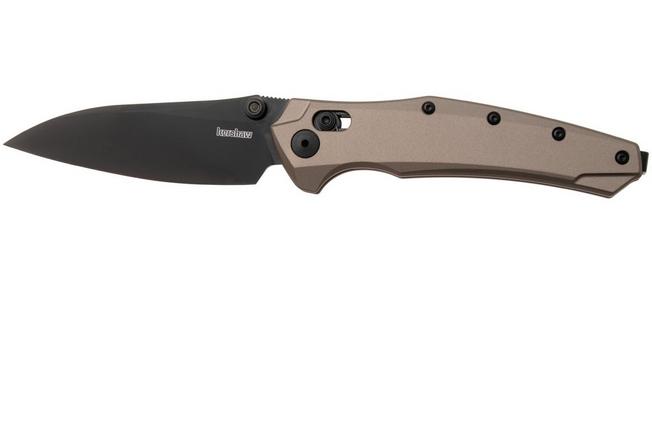 Afbeelding voor Kershaw Bareknuckle Duralock 6777FDEBLK Black PVD MagnaCut, Flat Dark Earth Aluminium, zakmes