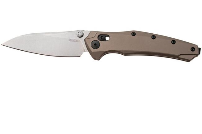 Afbeelding voor Kershaw Bareknuckle Duralock 6777FDESW Stonewashed MagnaCut, Flat Dark Earth Aluminium, zakmes