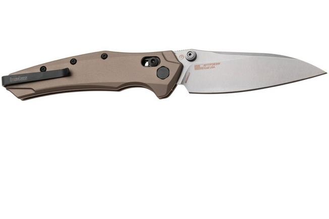 Afbeelding voor Kershaw Bareknuckle Duralock 6777FDESW Stonewashed MagnaCut, Flat Dark Earth Aluminium, zakmes