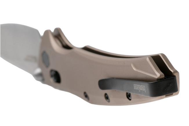 Afbeelding voor Kershaw Bareknuckle Duralock 6777FDESW Stonewashed MagnaCut, Flat Dark Earth Aluminium, zakmes