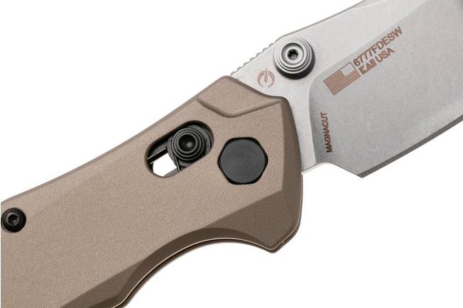 Afbeelding voor Kershaw Bareknuckle Duralock 6777FDESW Stonewashed MagnaCut, Flat Dark Earth Aluminium, zakmes