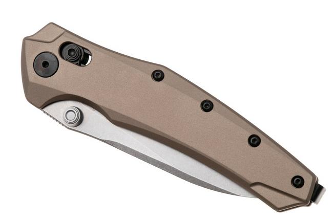 Afbeelding voor Kershaw Bareknuckle Duralock 6777FDESW Stonewashed MagnaCut, Flat Dark Earth Aluminium, zakmes