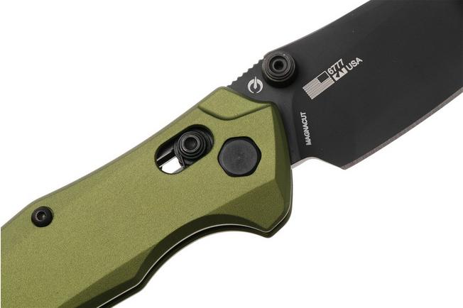 Image pour Kershaw Bareknuckle Duralock 6777 Black PVD CPM MagnaCut, OD Green Aluminum, couteau de poche