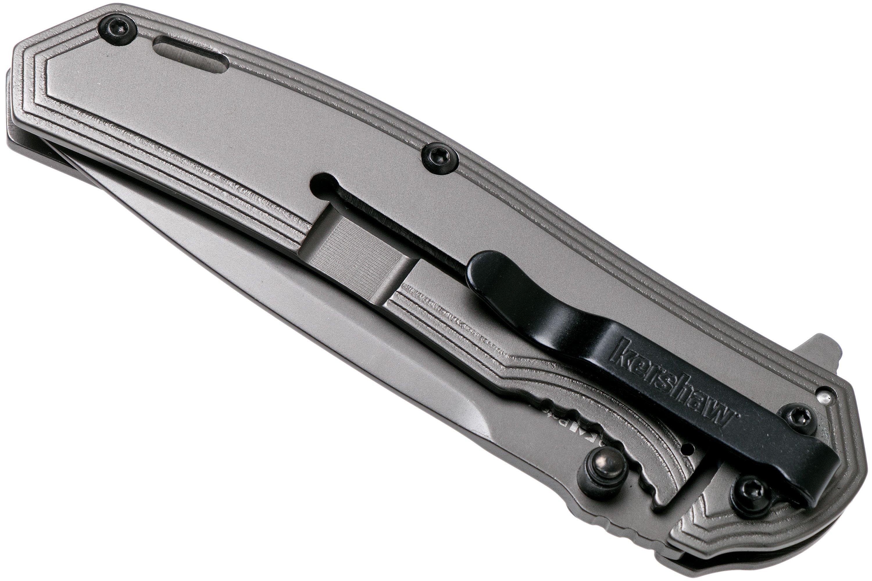 Kershaw Iridium Taschenmesser – 8,6 Cm D2-Stahlklinge Mit DuraLock | Robustes Klappmesser Mit Pocketclip