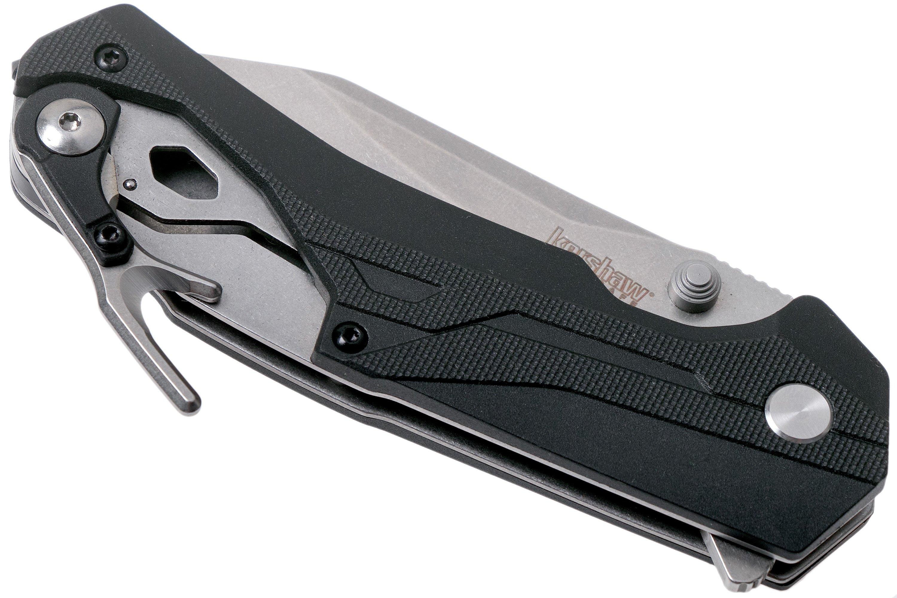 Couteau Multifonction Pliable 17cm - Pince, Sauvetage, Camping, Acier Inox, Neuf