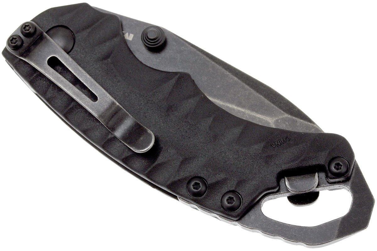 Navaja de bolsillo plegable Kershaw 8750tblkbw shuffle ii, utilidad pequeña  y ligera