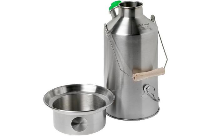 Ultimate 'Base Camp' Kit (Stainless Steel) - VALUE DEAL Camping Kettle &  Stove, Camp Equipment, Camp Cookware, Survival kit