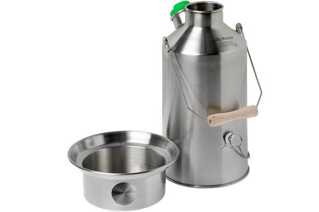 Stainless Steel Base Camp Kelly Kettle Complete Kit