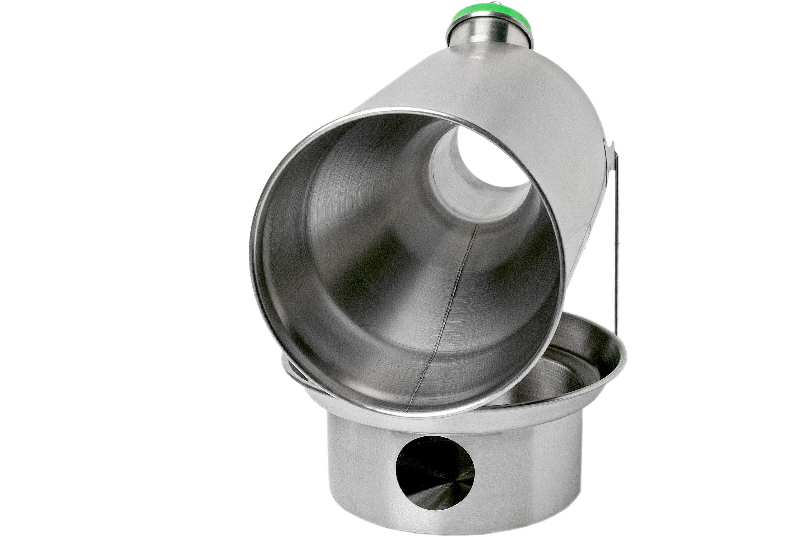 Fire On The Inside: Ghillie Camping Kettle Boils Water Fast