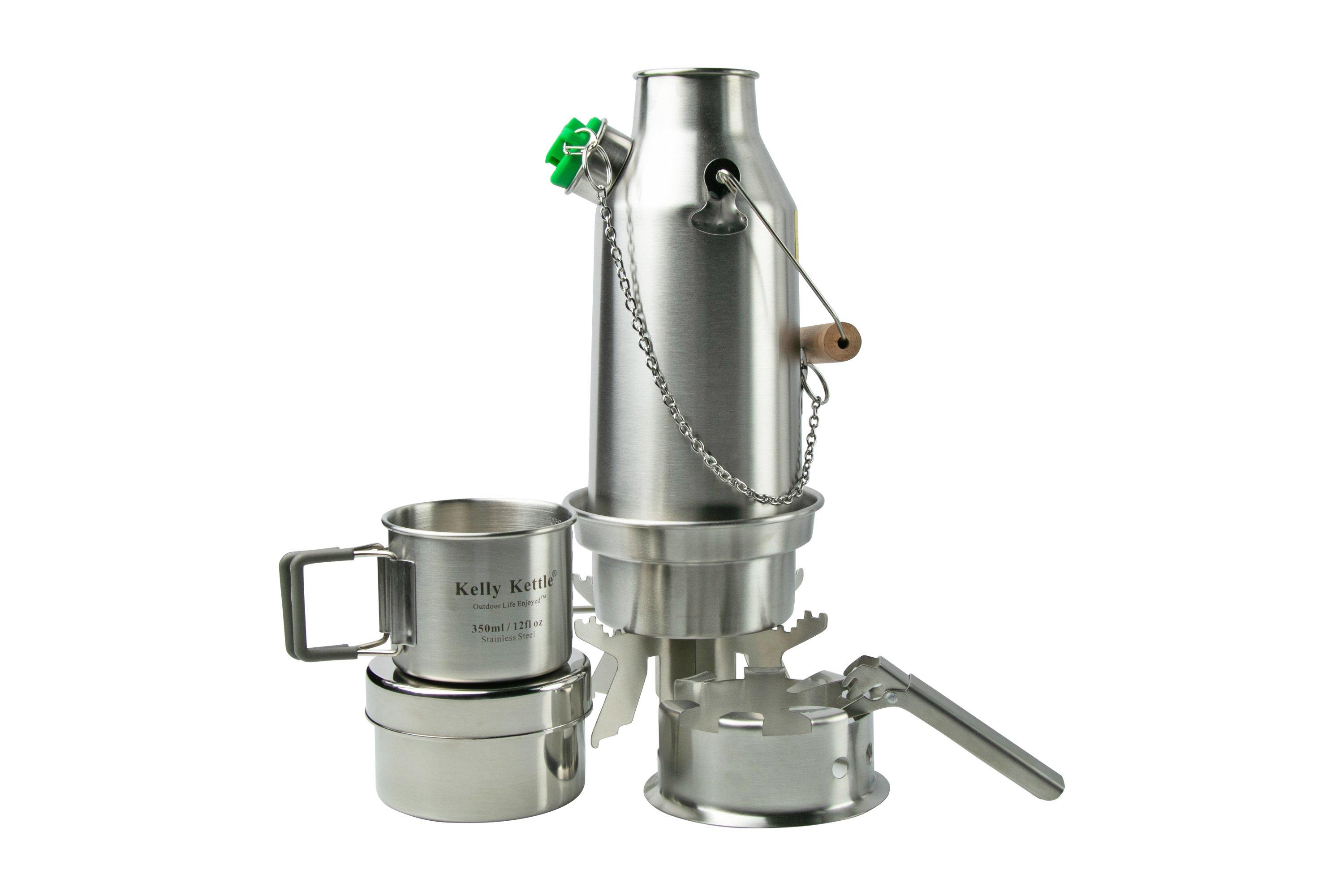 Kelly Kettle® Stainless Steel Trekker & Kit – Adventure Guru