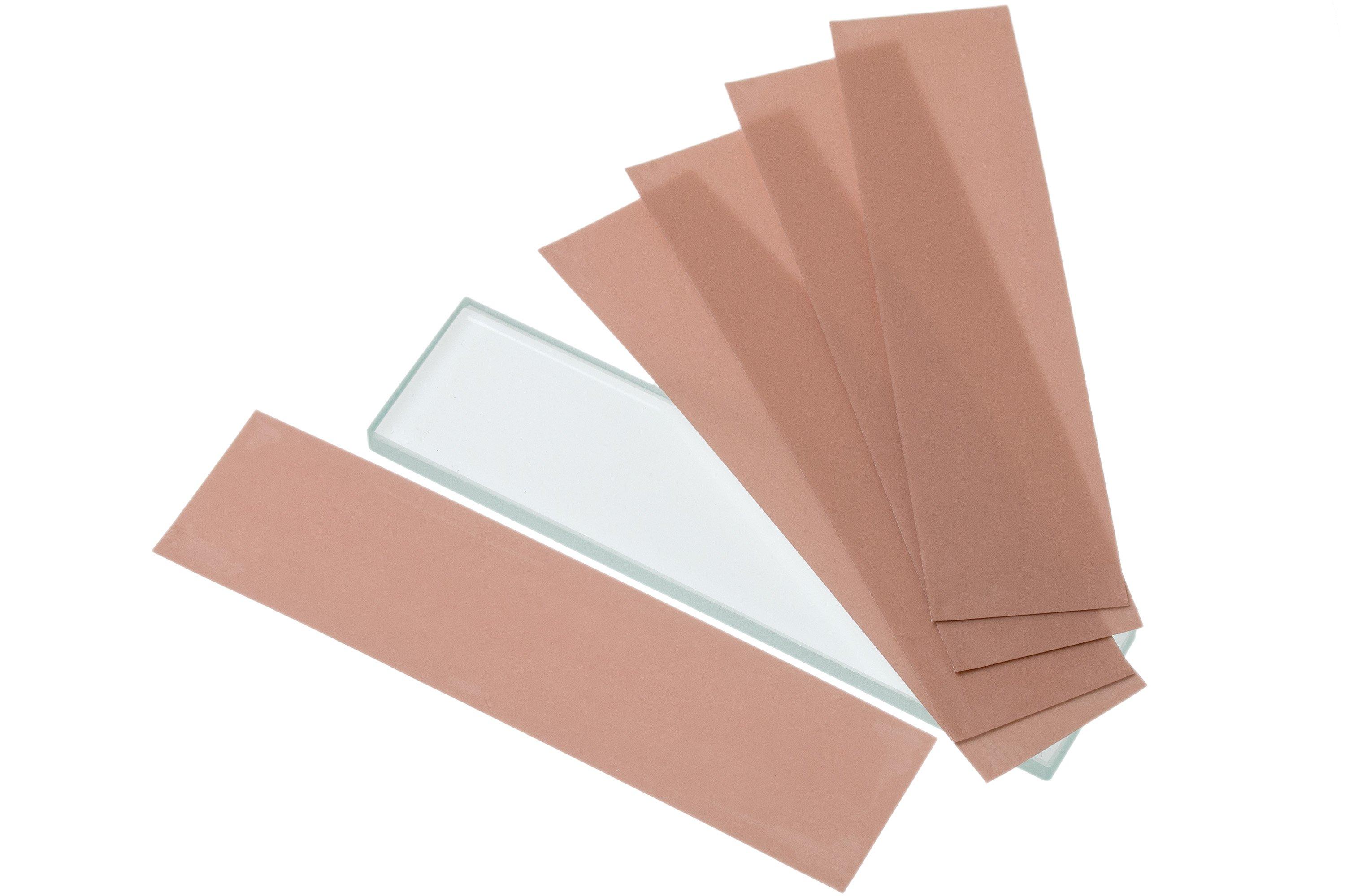 KME Diamond Lapping Film Set with glass base, 6 micron Advantageously