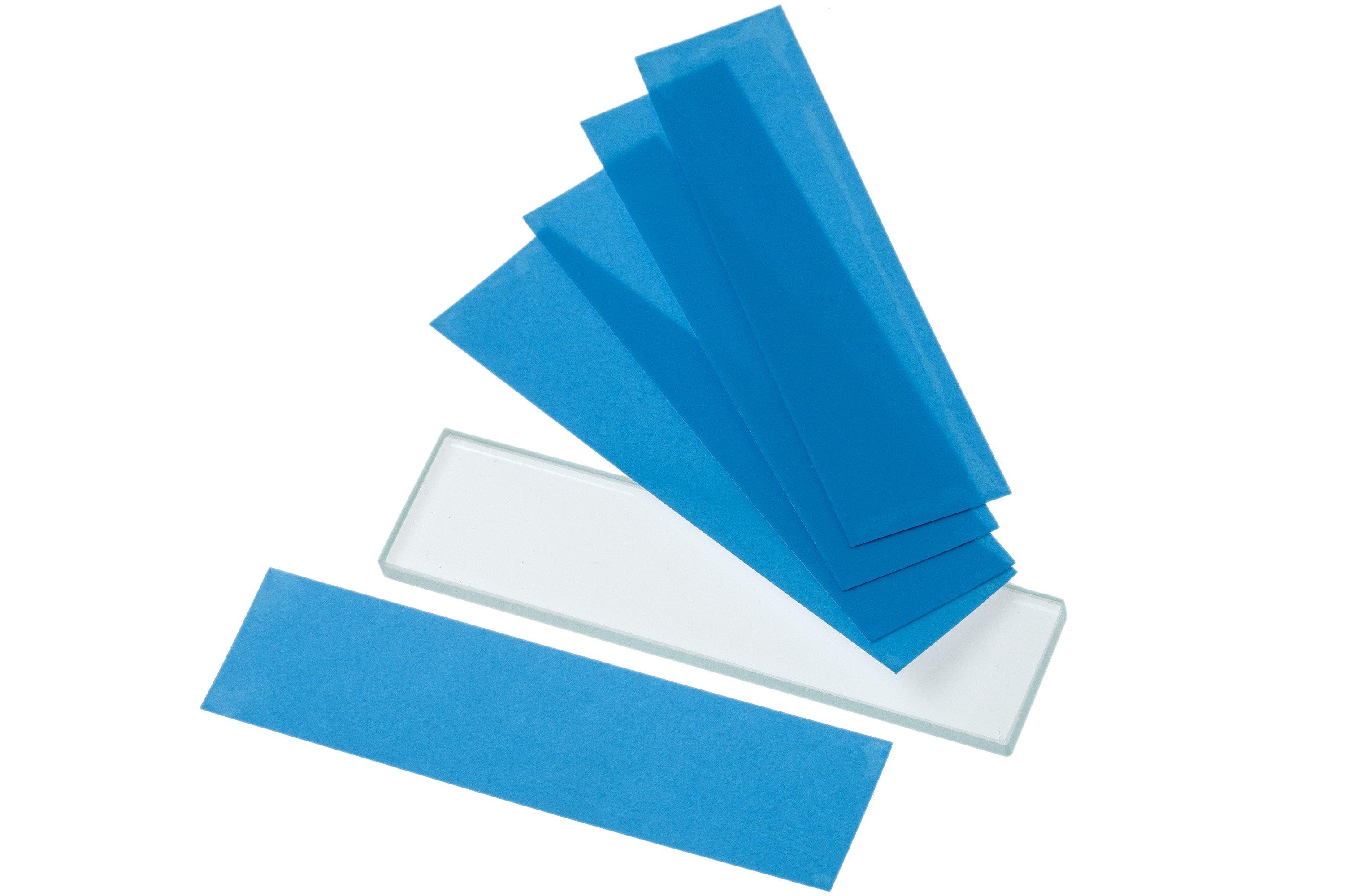 KME Diamond Lapping Film Set with glass base, 9 micron Advantageously