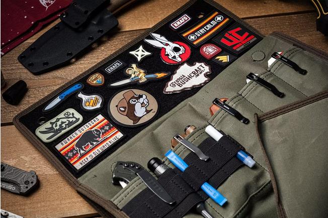 Afbeelding voor KNAFS Burrito Grande Knife Storage Roll, Guacamole Edition, KNAFS-00221 multifunctionele messentas