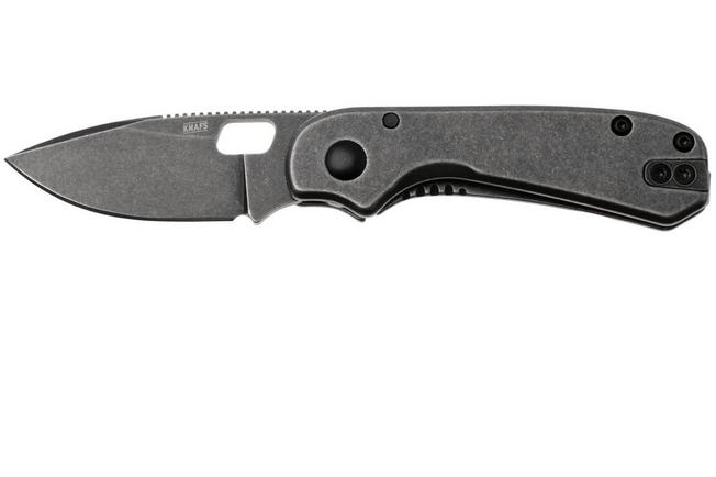 Afbeelding voor Knafs Lander 5 KNAFS-00325 Blackwashed 8CR14MoV, Black Stonewash Stainless Steel, zakmes