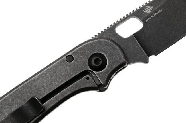 Afbeelding voor Knafs Lander 5 KNAFS-00325 Blackwashed 8CR14MoV, Black Stonewash Stainless Steel, zakmes