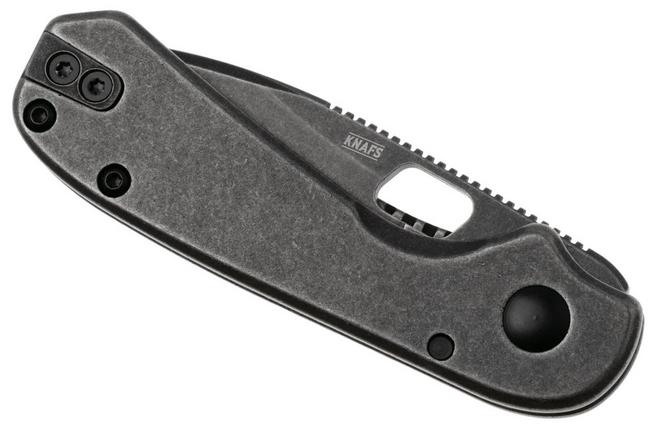 Afbeelding voor Knafs Lander 5 KNAFS-00325 Blackwashed 8CR14MoV, Black Stonewash Stainless Steel, zakmes