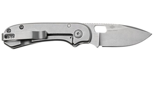 Afbeelding voor Knafs Lander 5 KNAFS-00396 Stonewashed 8CR14MoV, Gray Stonewash Stainless Steel, zakmes