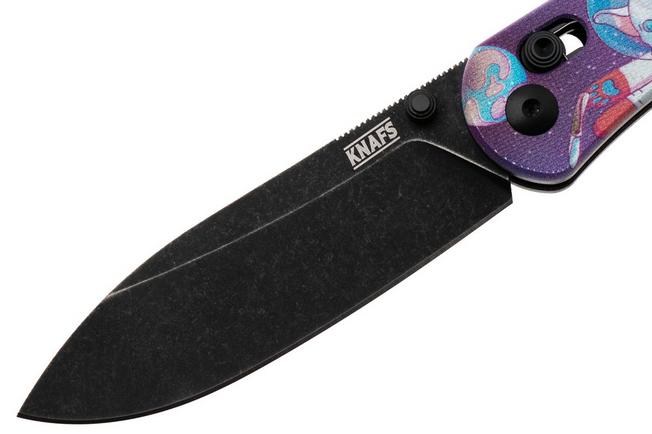 Afbeelding voor KNAFS Lander 2, KNAFS-00501 Blackwashed S35VN, Kitty Cosmo Crew G10, zakmes 