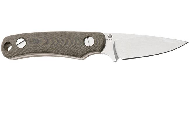 Afbeelding voor Knafs Little Lulu 00596 Stonewashed MagnaCut, Green Micarta, vaststaand mes