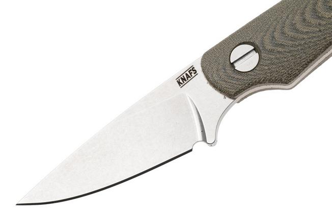 Afbeelding voor Knafs Little Lulu 00596 Stonewashed MagnaCut, Green Micarta, vaststaand mes