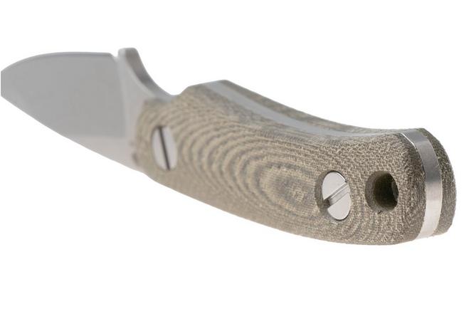 Afbeelding voor Knafs Little Lulu 00596 Stonewashed MagnaCut, Green Micarta, vaststaand mes