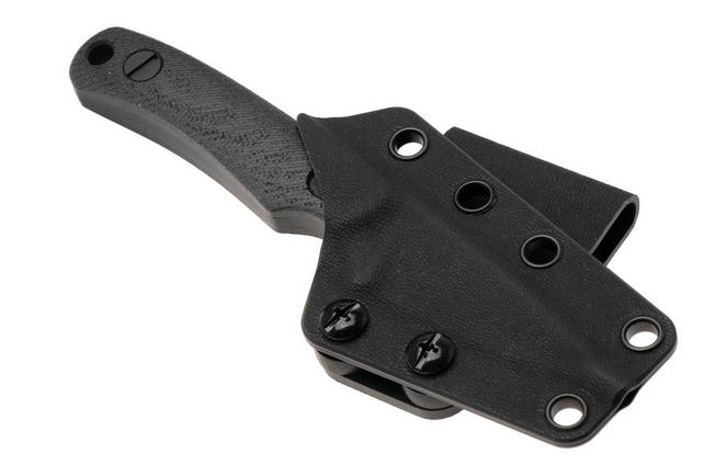 Afbeelding voor Knafs Little Lulu 00597 Black Cerakote MagnaCut, Black Micarta, vaststaand mes