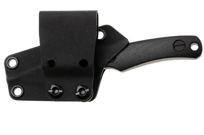 Afbeelding voor Knafs Little Lulu 00597 Black Cerakote MagnaCut, Black Micarta, vaststaand mes