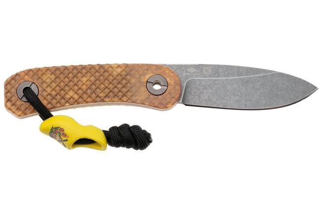 Afbeelding voor Knafs (Neder)Lander 4 Stroopwafel Scales, Knivesandtools Exclusive vaststaand mes, Ben Petersen design