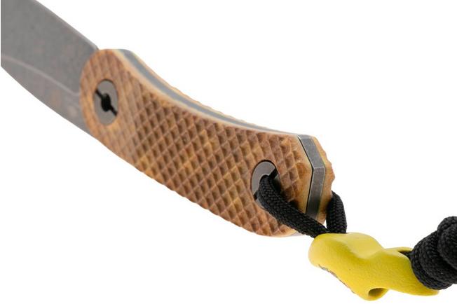 Afbeelding voor Knafs (Neder)Lander 4 Stroopwafel Scales, Knivesandtools Exclusive vaststaand mes, Ben Petersen design