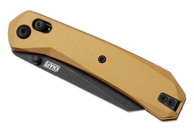 Afbeelding voor Knafs Lander 2 KNAFS-00678 Reverse Tanto Elmax, Gold Aluminum, zakmes