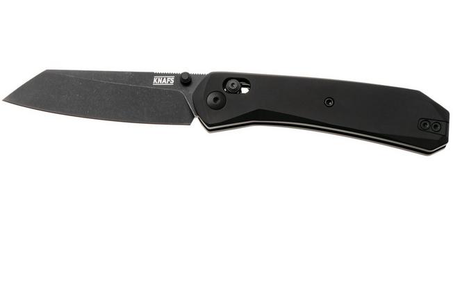 Afbeelding voor Knafs Lander 2 KNAFS-00679 Reverse Tanto Elmax, Black Aluminum, zakmes