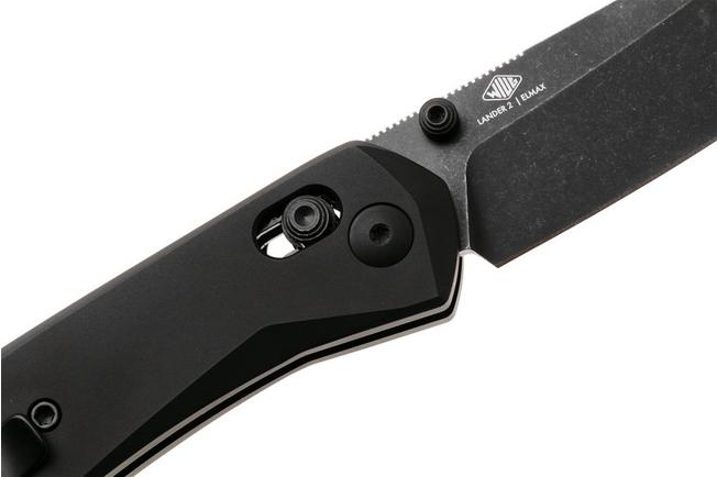 Afbeelding voor Knafs Lander 2 KNAFS-00679 Reverse Tanto Elmax, Black Aluminum, zakmes