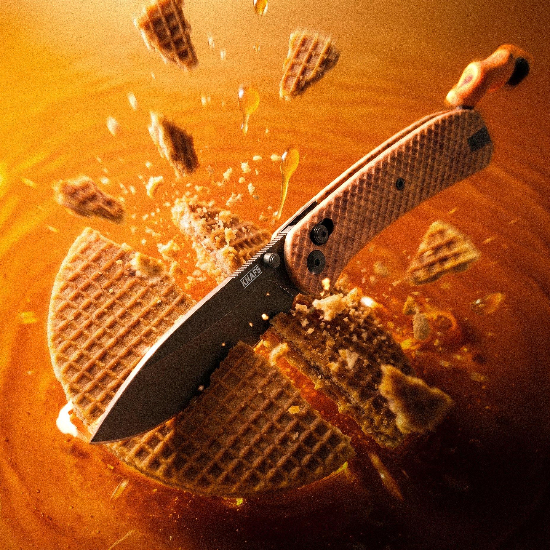 Knafs (Neder)Lander 2 Stroopwafel Scales, Knivesandtools Exclusive