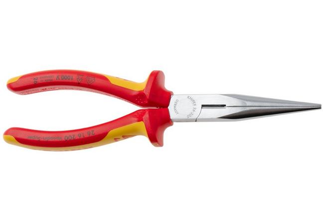 Afbeelding voor KNIPEX 2616200 VDE, telefoontang met zijsnijder, 200 mm