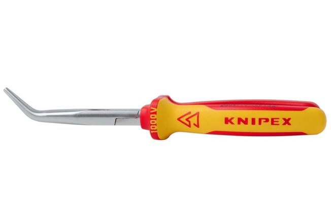 Afbeelding voor KNIPEX 2626200 VDE, telefoontang 45° met zijsnijder, 200 mm
