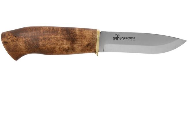 Morakniv Finn 14083 Ash Wood, Black Blade, bushcraft knife