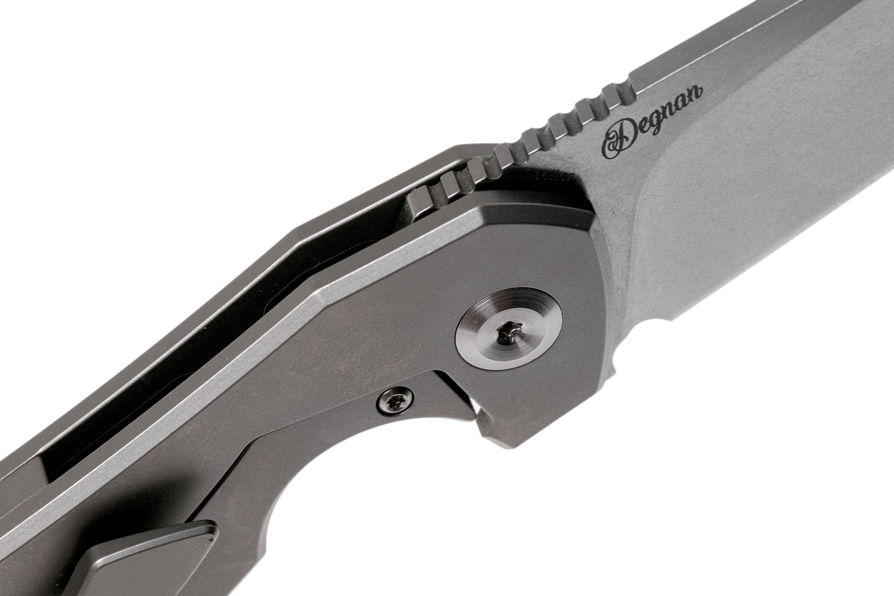Kansept Steller K2021A1 Titanium pocket knife, Matt Degnan design