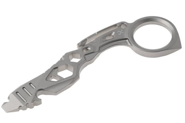 Immagine per Kansept EDC Tool PryMate G008A1 Plain Titanium, piede di porco multiuso, design di Sebastian Irawan