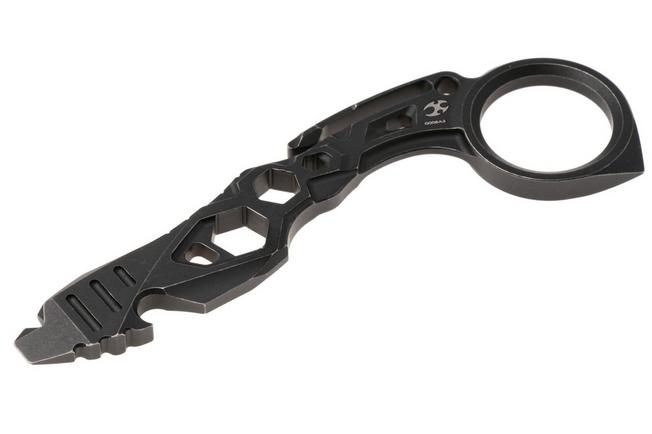 Immagine per Kansept EDC Tool PryMate G008A2 Blackwash Titanium, piede di porco multiuso, design di Sebastian Irawan
