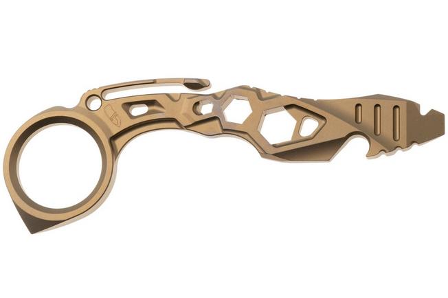 Immagine per Kansept EDC Tool PryMate G008A6 Bronze Anodized Titanium, piede di porco multiuso, design di Sebastian Irawan