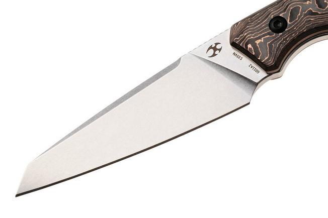 Afbeelding voor Kansept Parr G011A2 Blackwashed CPM-S35VN, Copper Carbon Fiber vaststaand mes, Jonathan Styles design